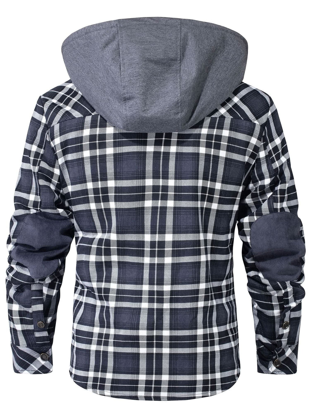 Caleb | Veste à capuche à carreaux robuste