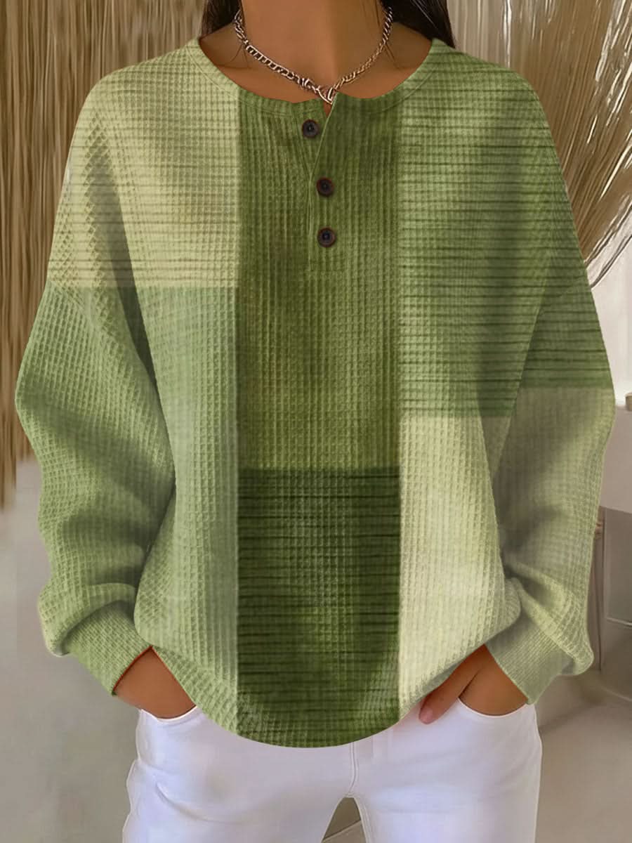 Harper | Pull doux boutonné au col