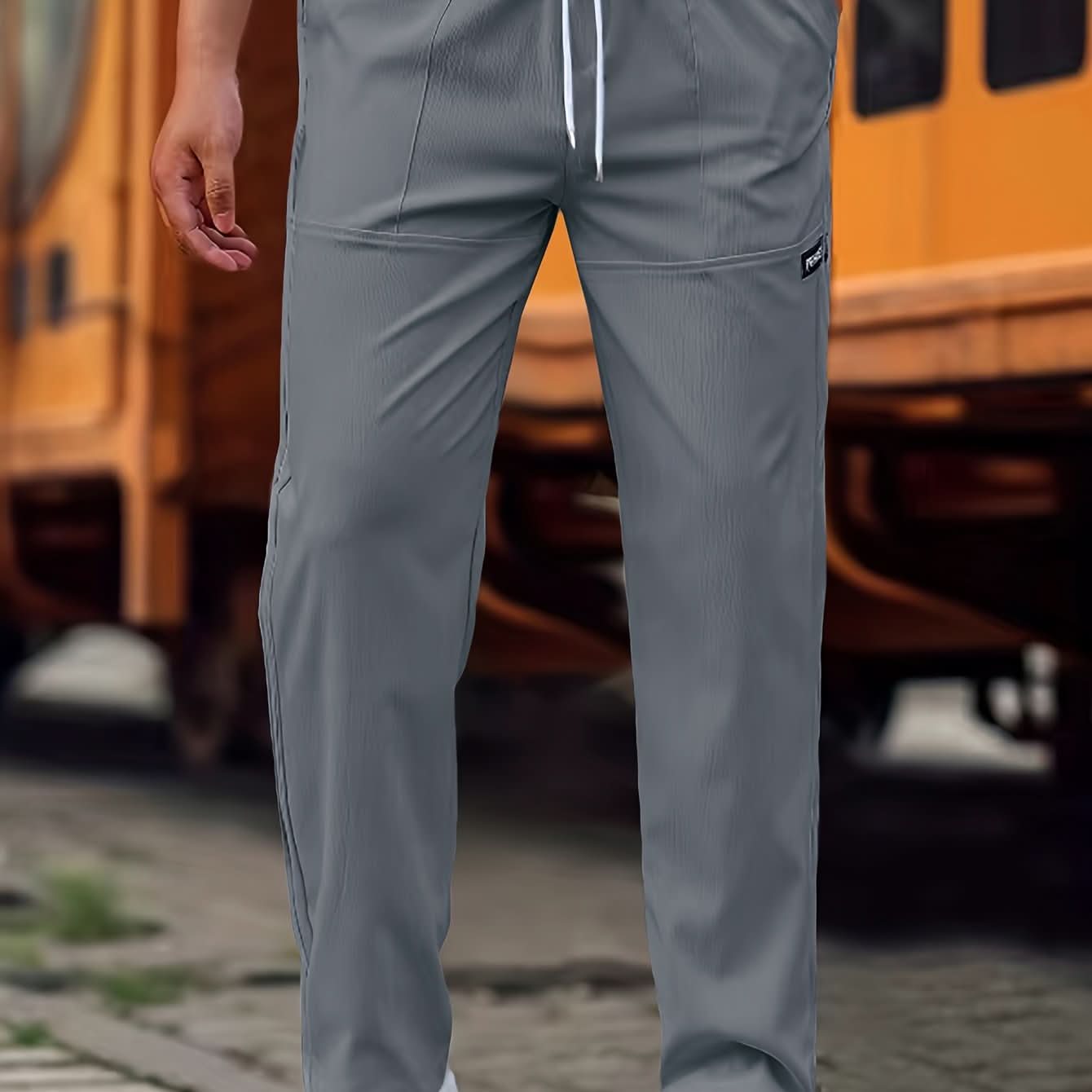 Cole | Pantalón casual cónico con cordón relajado