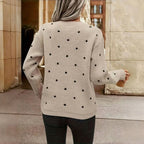 Esmee | Pull à pois élégant et classique