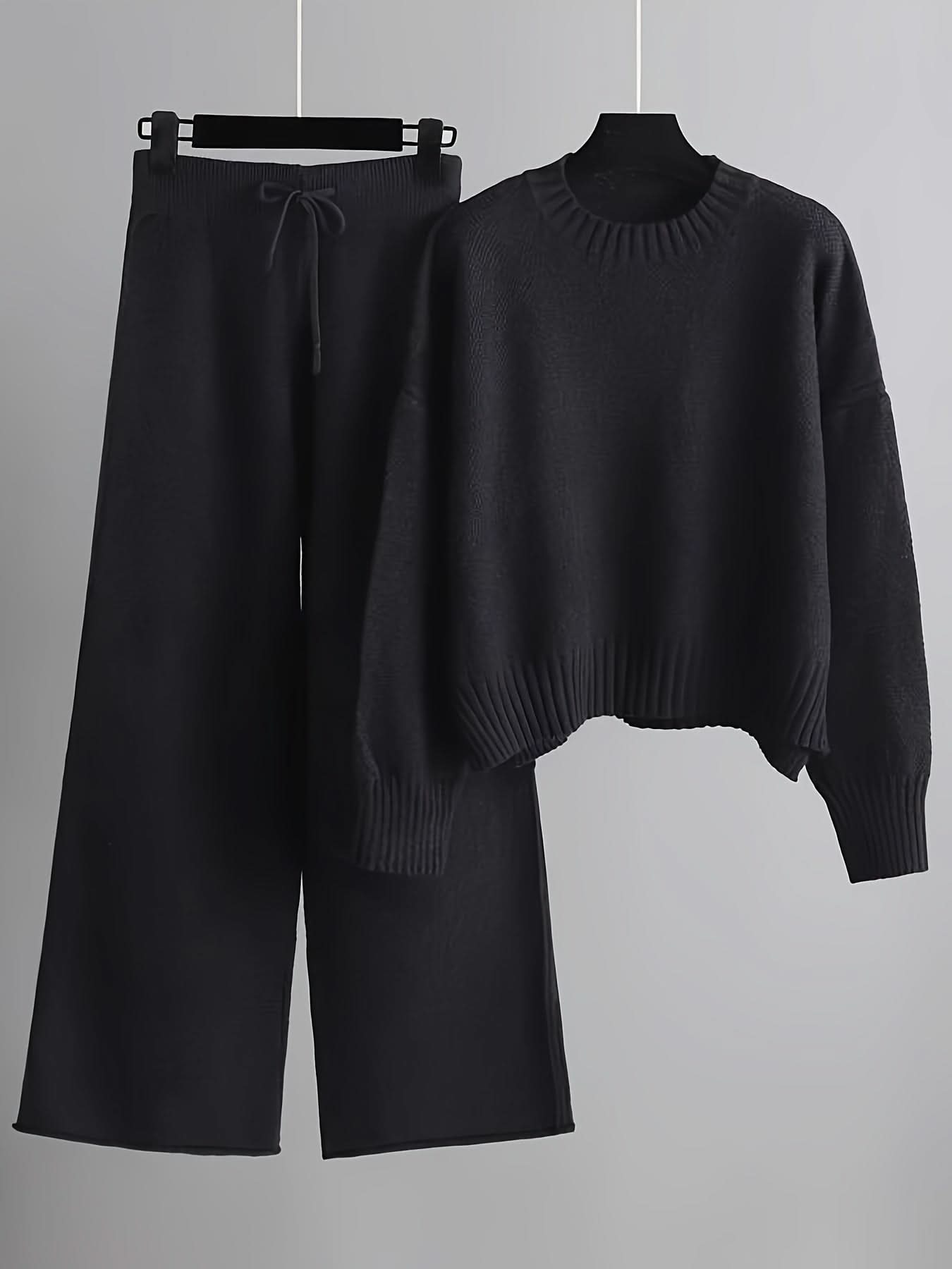 Joan | Ensemble décontracté pull et pantalon ample