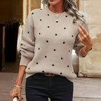 Esmee | Pull à pois élégant et classique