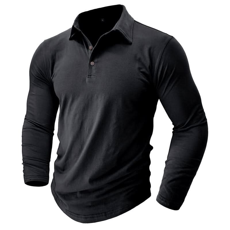 Travis Owen | Polo de manga larga elegante y de primera calidad