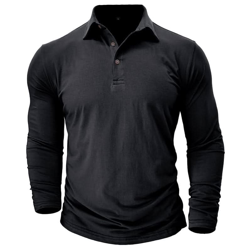 Travis Owen | Polo de manga larga elegante y de primera calidad