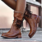 Sophia | Botas elegantes con tacón de cuña