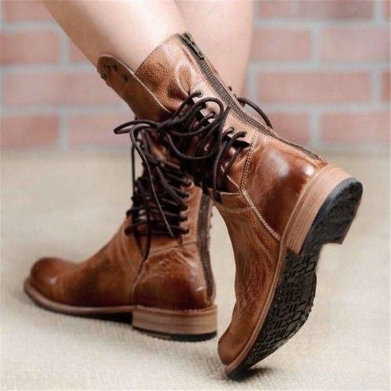 Sophia | Botas elegantes con tacón de cuña