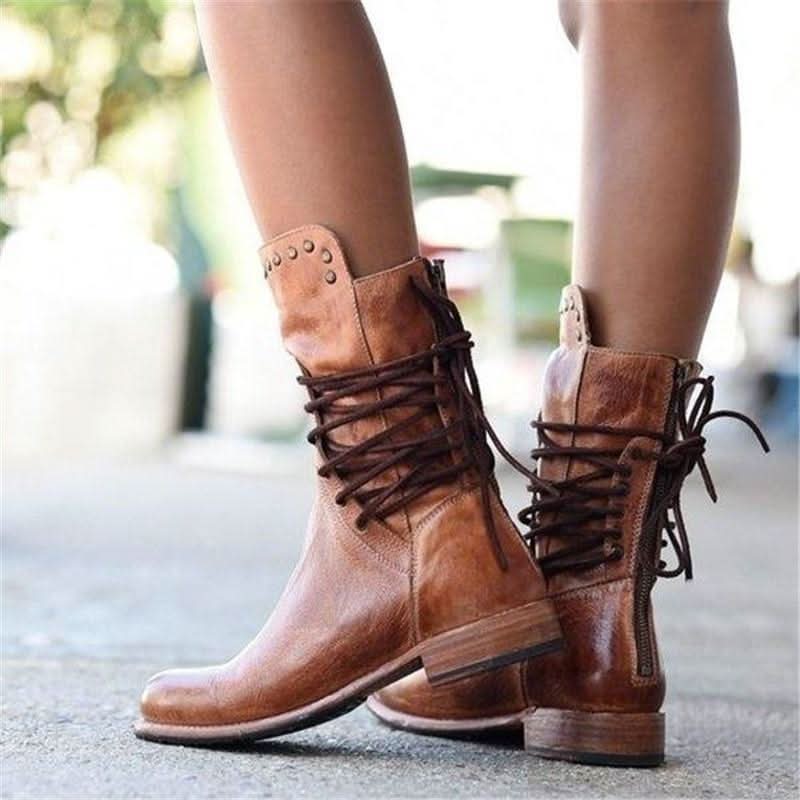 Sophia | Botas elegantes con tacón de cuña