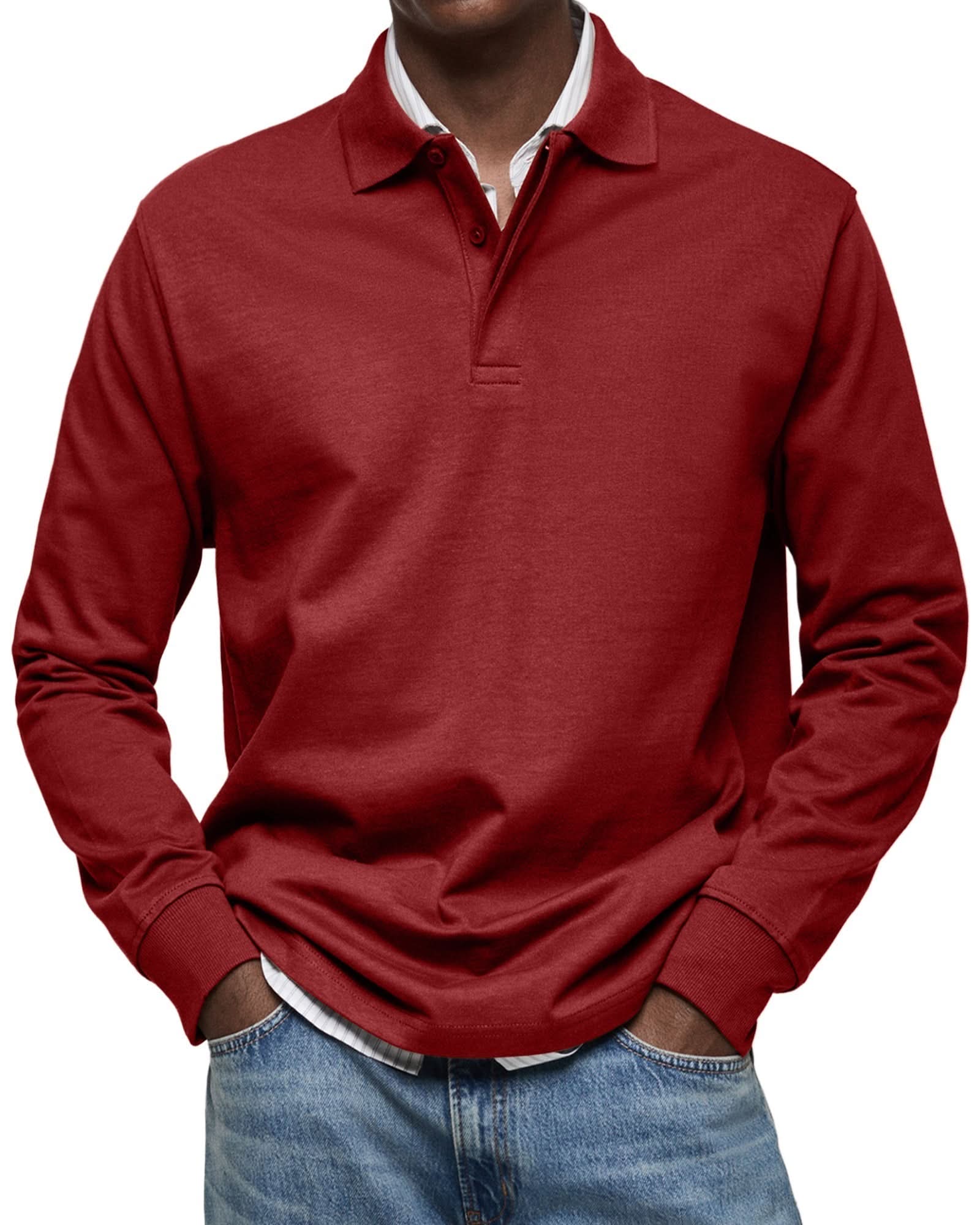 Grant | Polo informal de manga larga