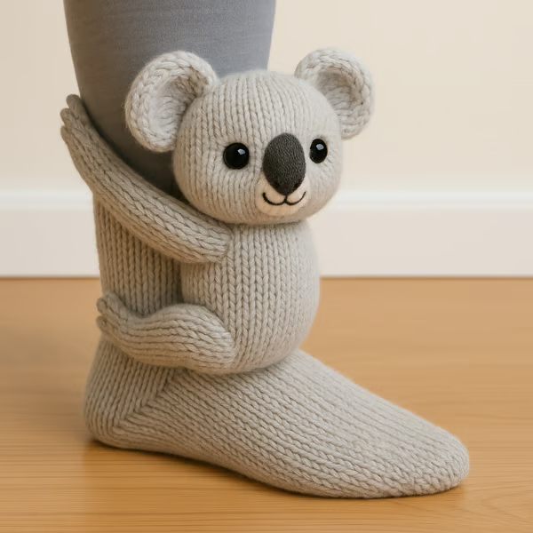 Ollie | Cozy Animal Socks
