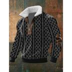 Holden | Pull zippé à col montant classique