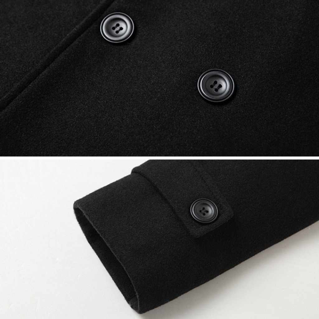 Damon | Manteau structuré raffiné à double boutonnage