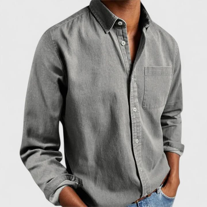 Edward | Camisa Clásica de Manga Larga con Botones