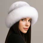 Chapeau en fourrure de vison Velvet Frost