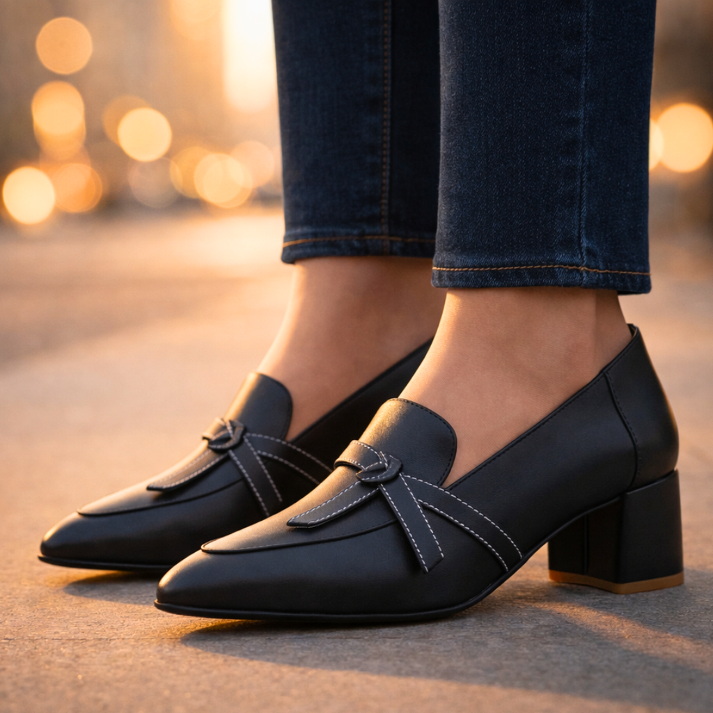 Mocasines de seda con bucle Harper Lane