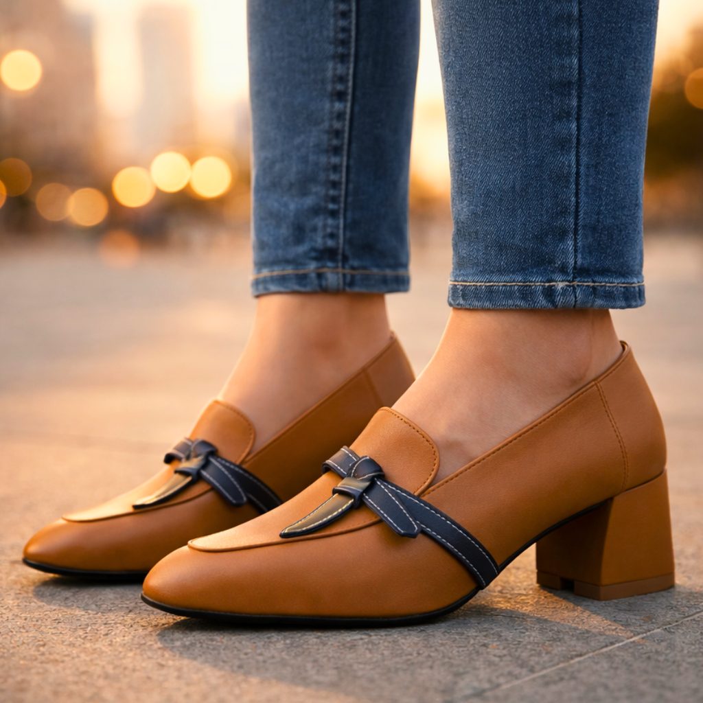 Mocasines de seda con bucle Harper Lane