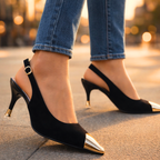 Tacones de aguja con tira trasera Odette