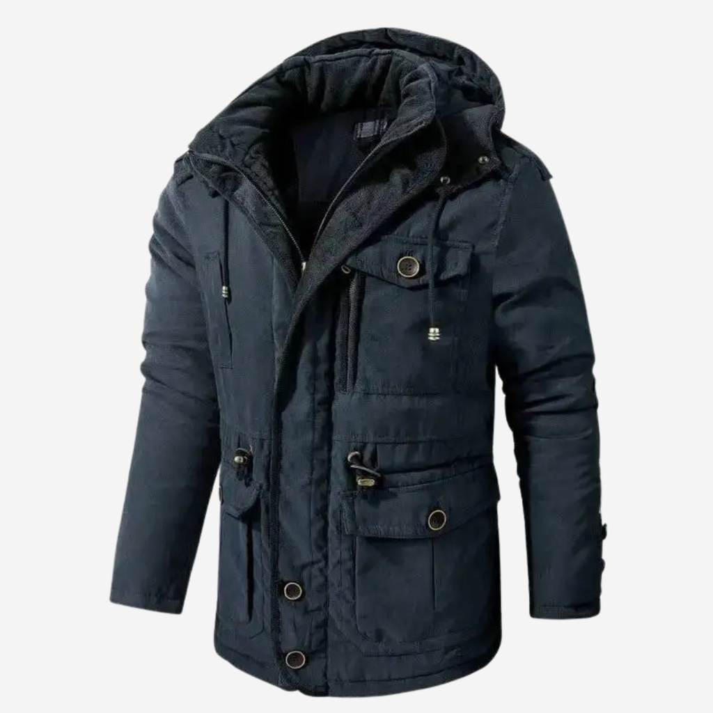 Caleb | Parka con capucha estructurada y elegante