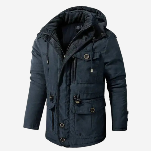 Caleb | Parka con capucha estructurada y elegante