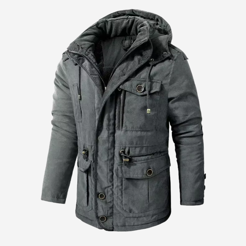 Caleb | Parka con capucha estructurada y elegante