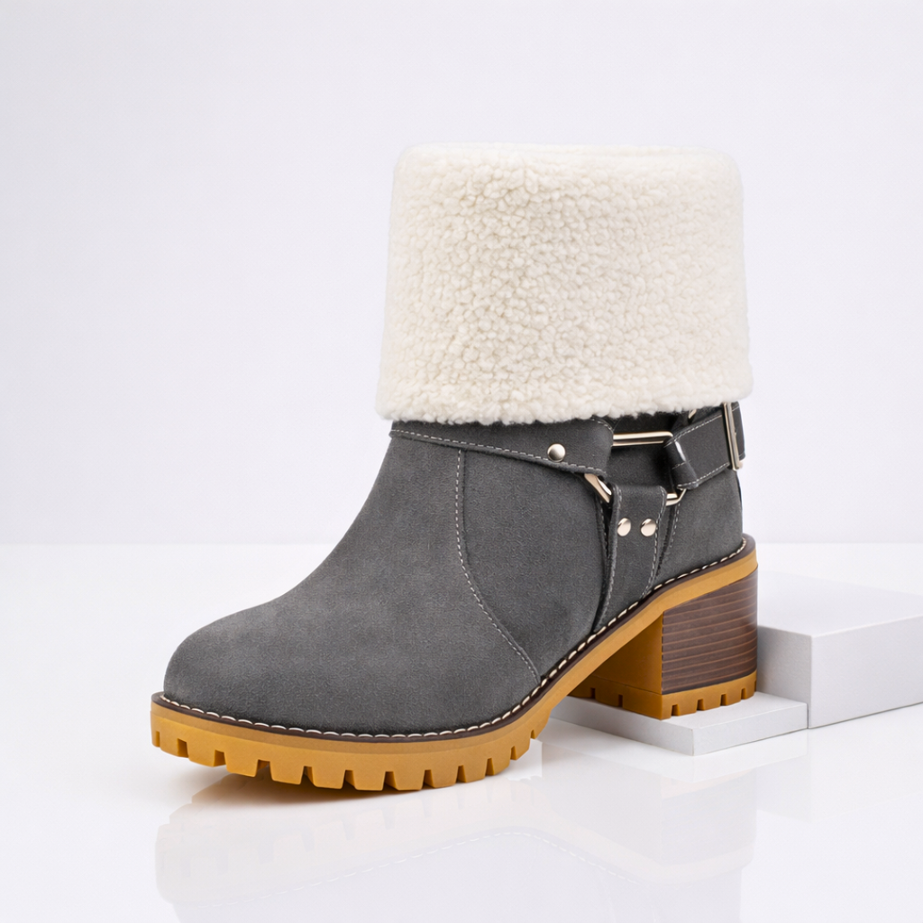 Bottes Harper Lane en suède et sherpa