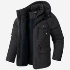 Caleb | Parka con capucha estructurada y elegante
