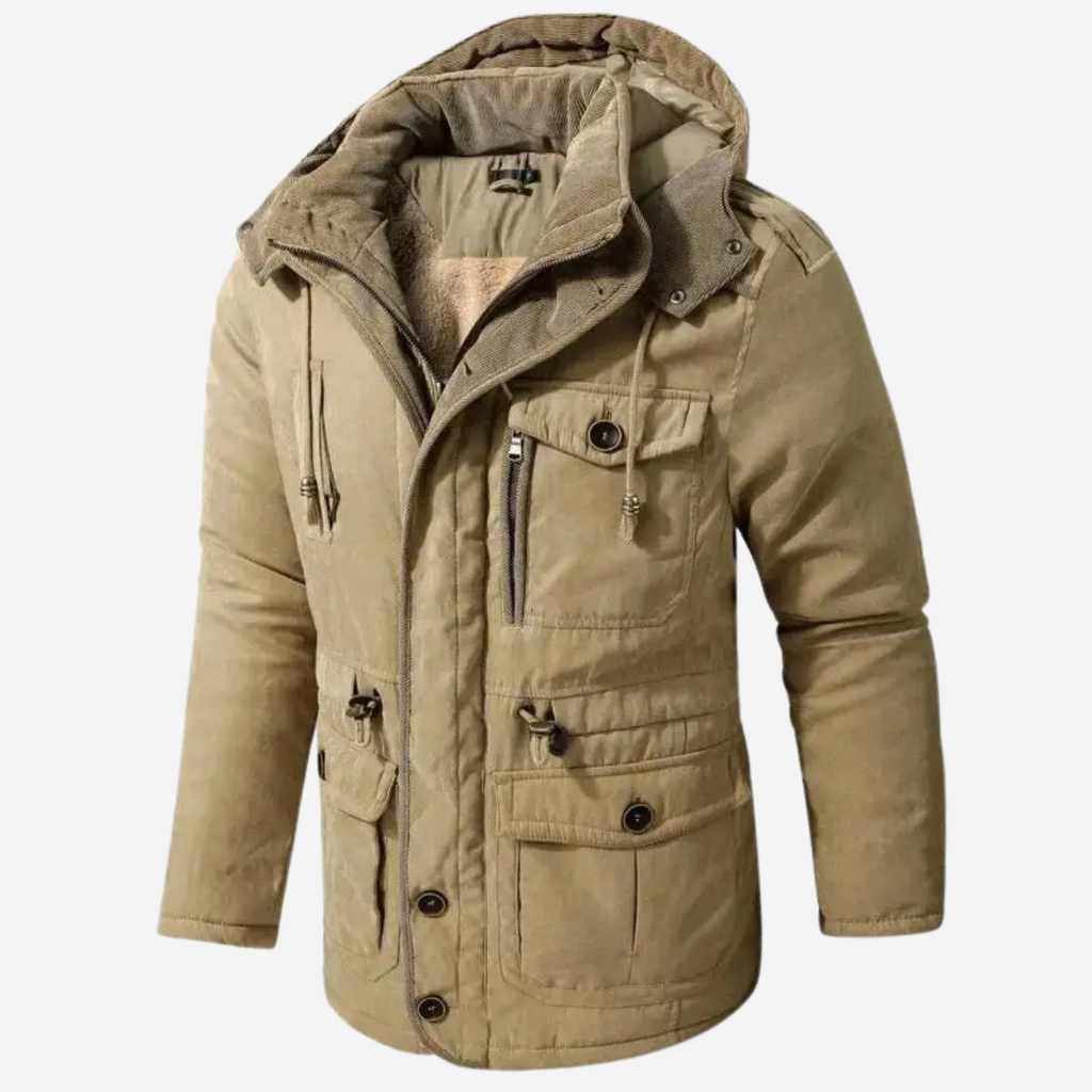 Caleb | Parka con capucha estructurada y elegante
