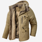 Caleb | Parka con capucha estructurada y elegante