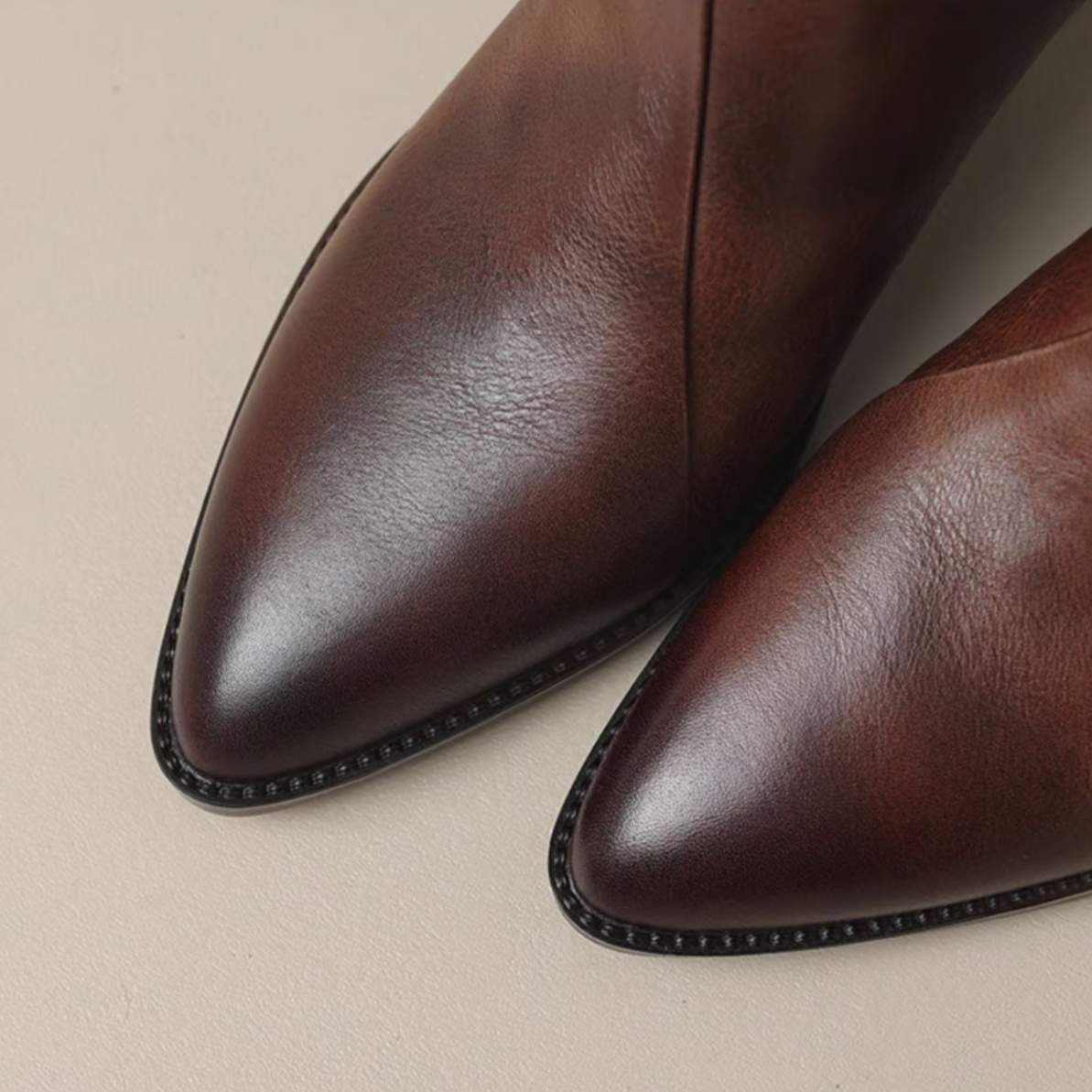 Elise | Bottines de luxe à talon bas