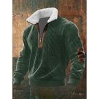 Holden | Pull zippé à col montant classique