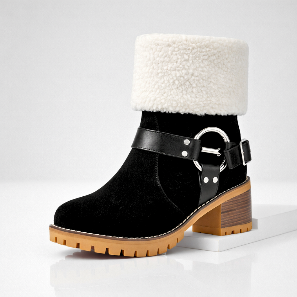 Bottes Harper Lane en suède et sherpa