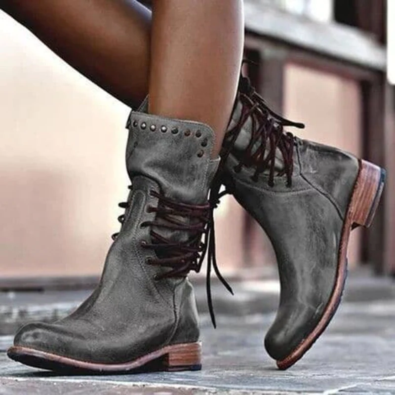 Sophia | Botas elegantes con tacón de cuña