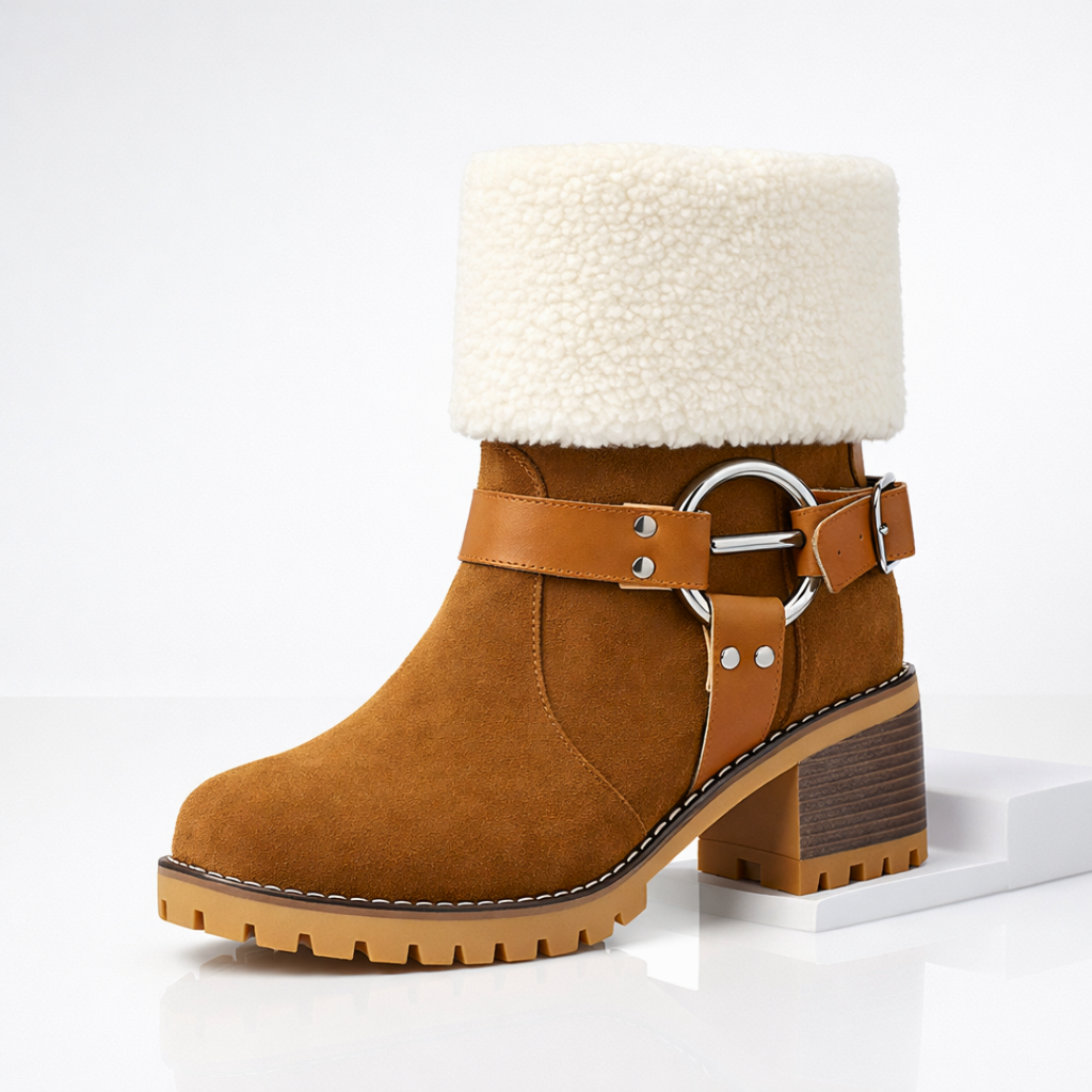 Bottes Harper Lane en suède et sherpa
