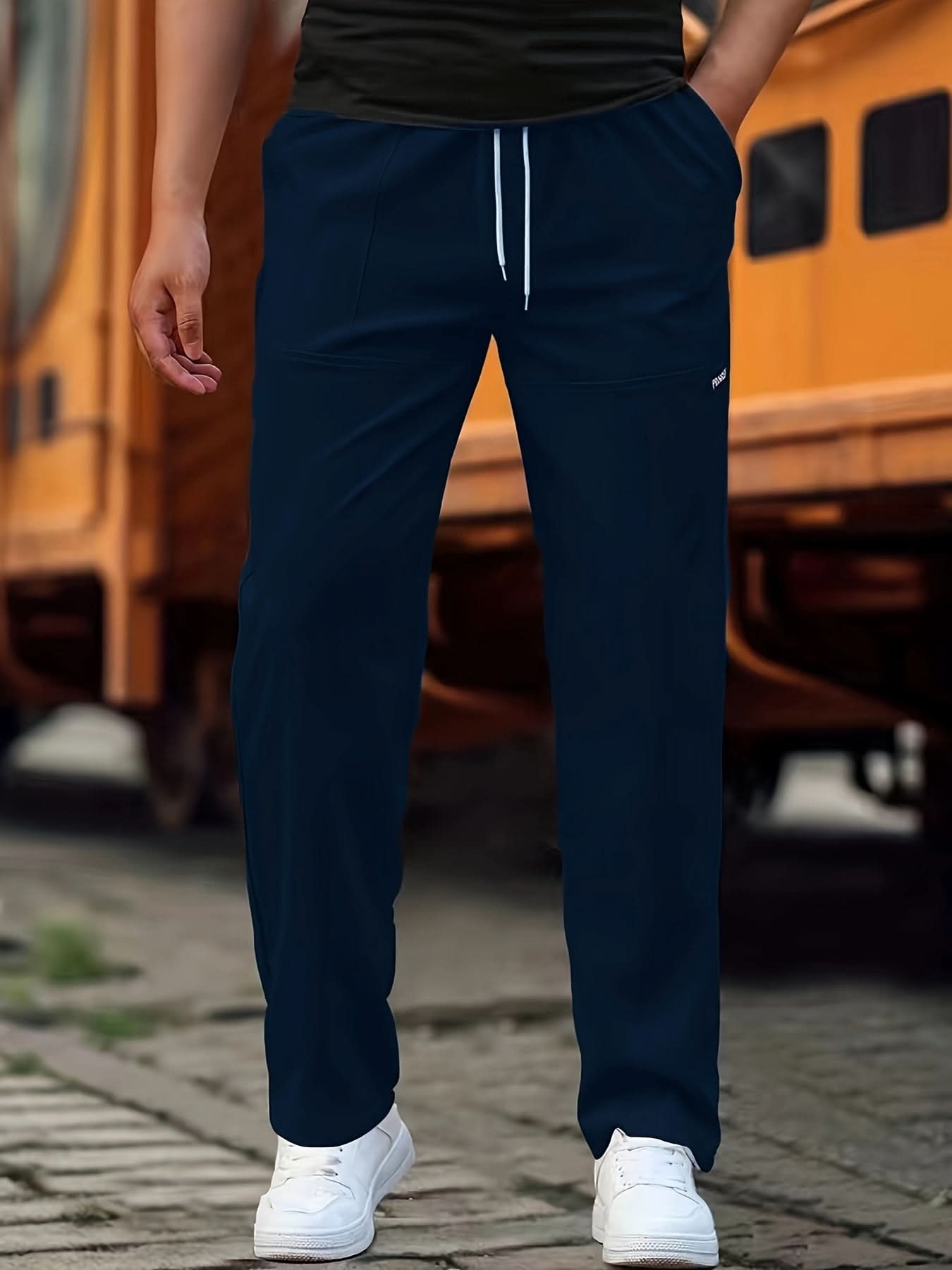 Cole | Pantalon fuselé décontracté à cordon de serrage