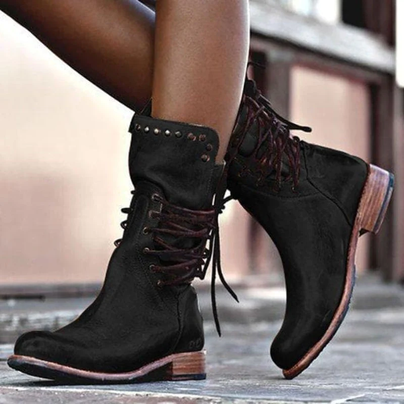Sophia | Botas elegantes con tacón de cuña