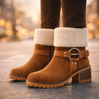 Bottes Harper Lane en suède et sherpa