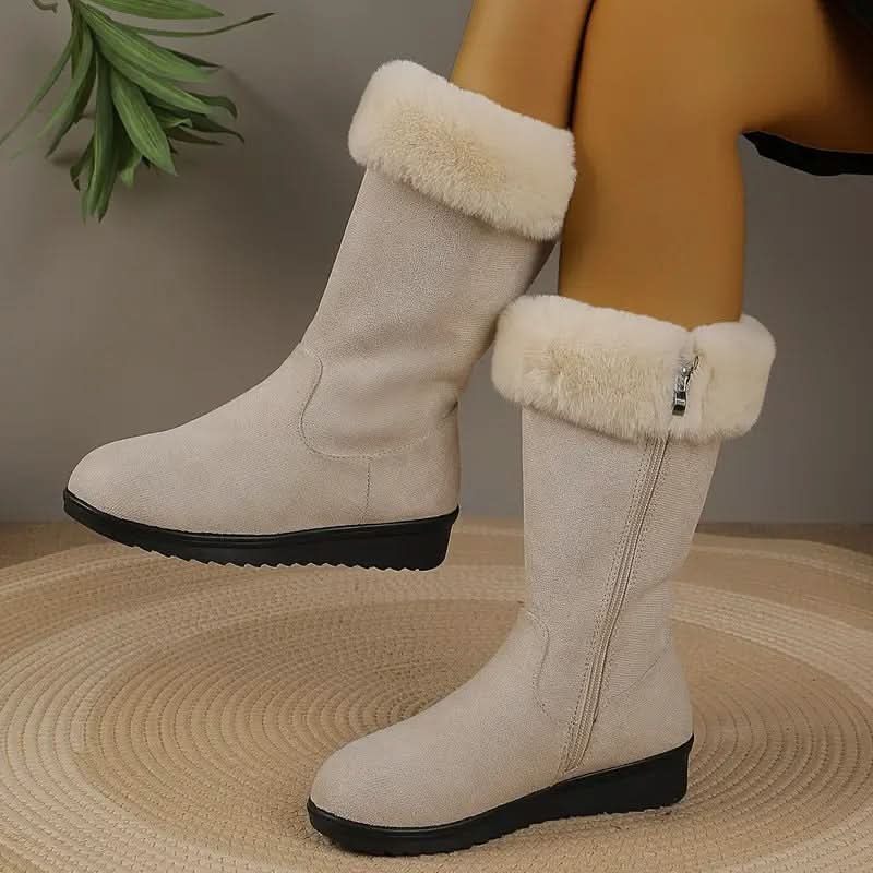 Mila | Bottes d'hiver élégantes doublées en peluche pour un confort optimal