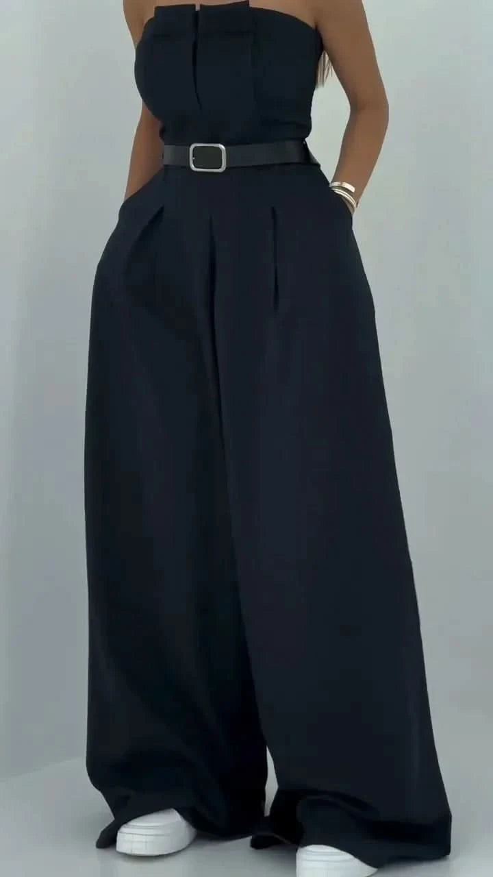 Selene | Conjunto de mono bustier refinado