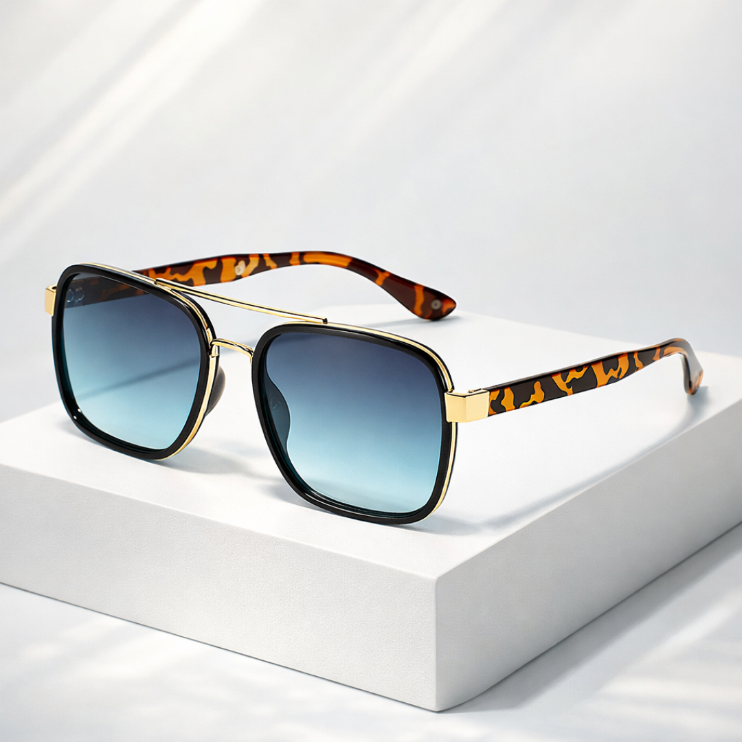 Primal Strike™ | Tiger Stripe Square Sunglasses | UV400