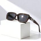 Sydney Gem™ | Rhinestone Oversized Square Sunglasses | UV400
