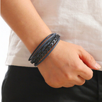 Miles | Bracelet de poignet tressé multicouche