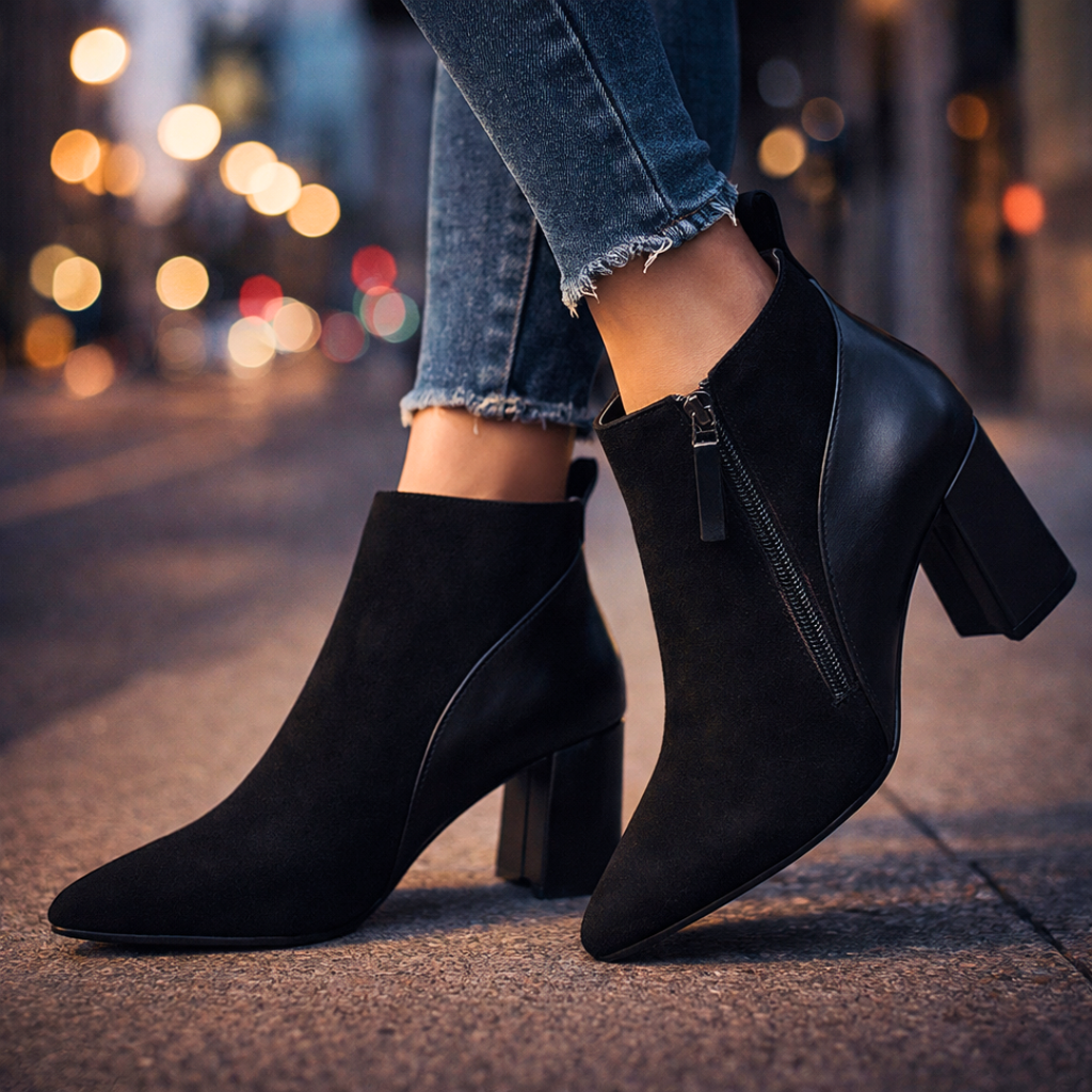 Botines Odette de ante