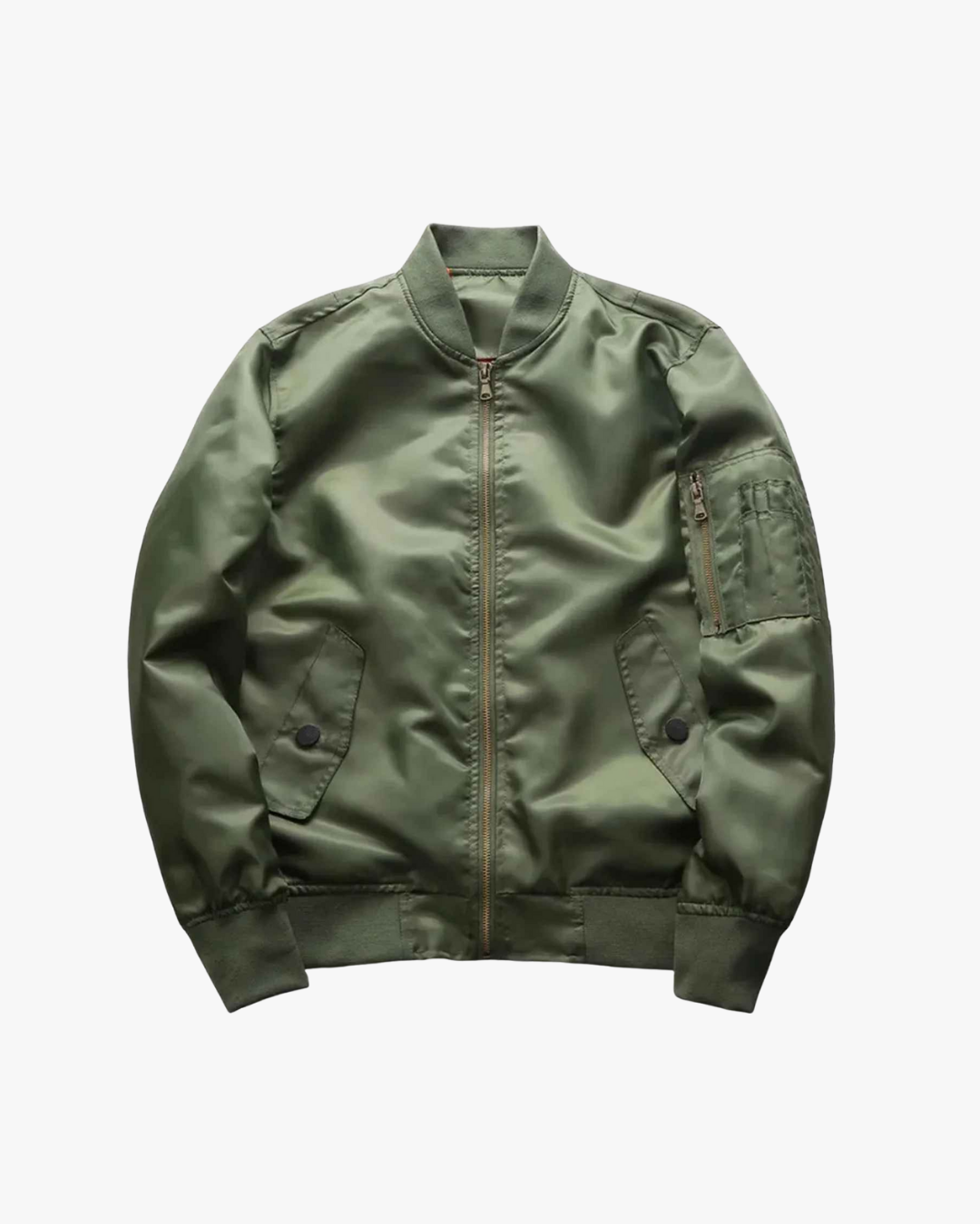 Alden | Chaqueta bomber clásica con cremallera frontal elegante