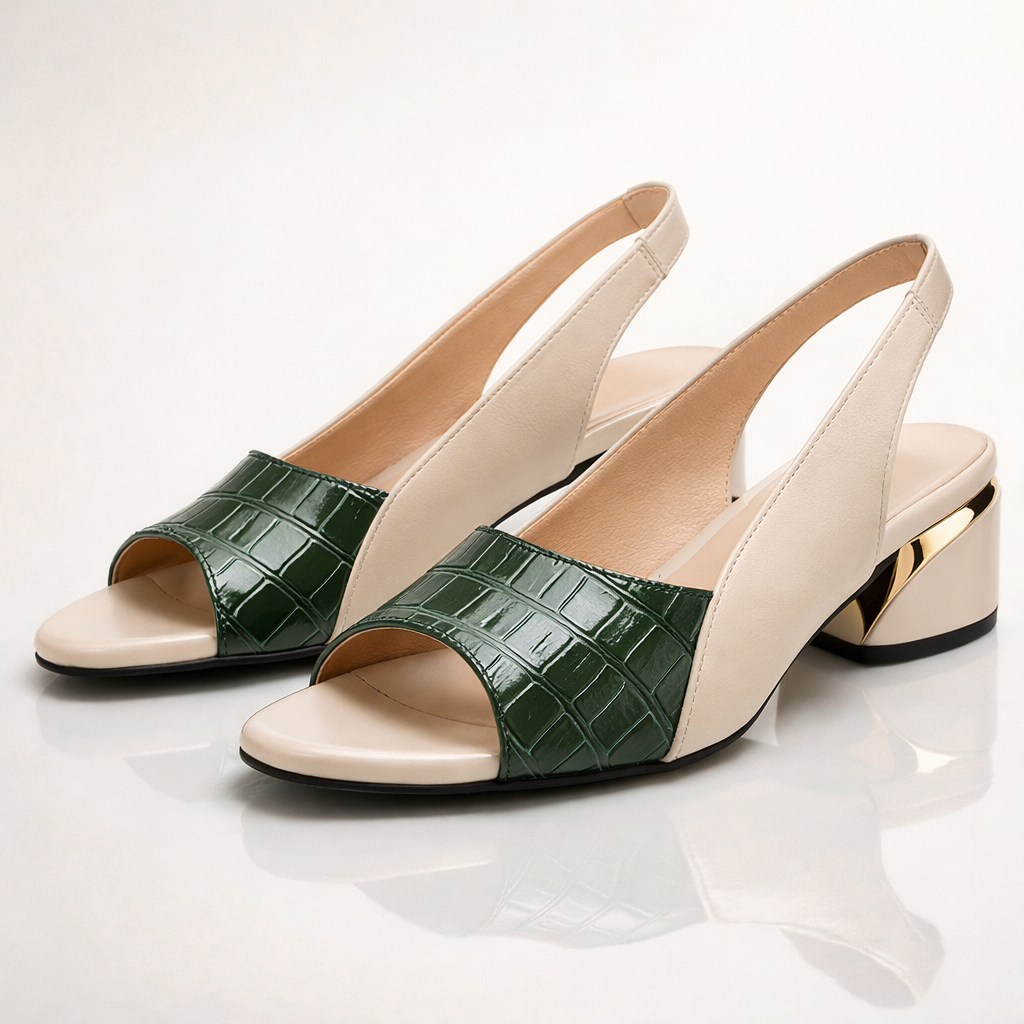 Sandalias Harper Lane Gator con tira trasera