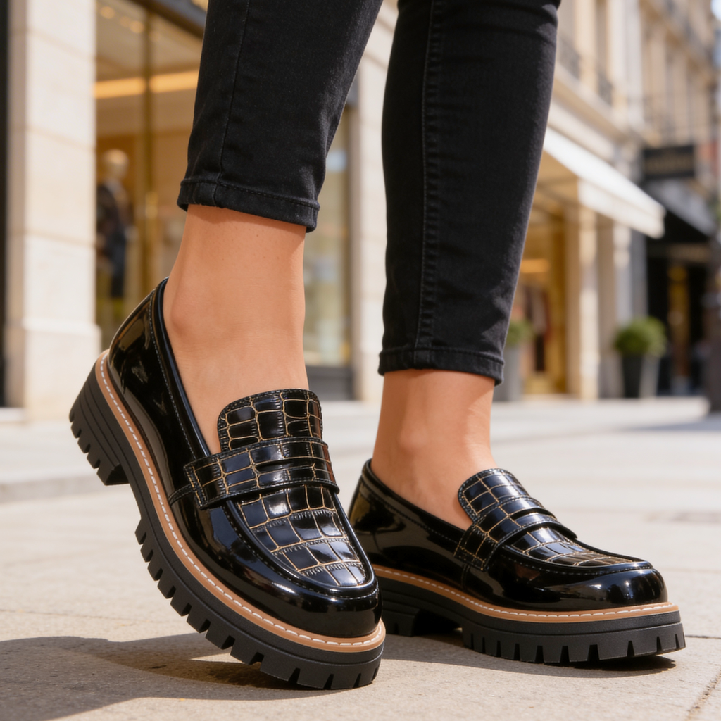 Mocasines de plataforma Gator de Harper Lane