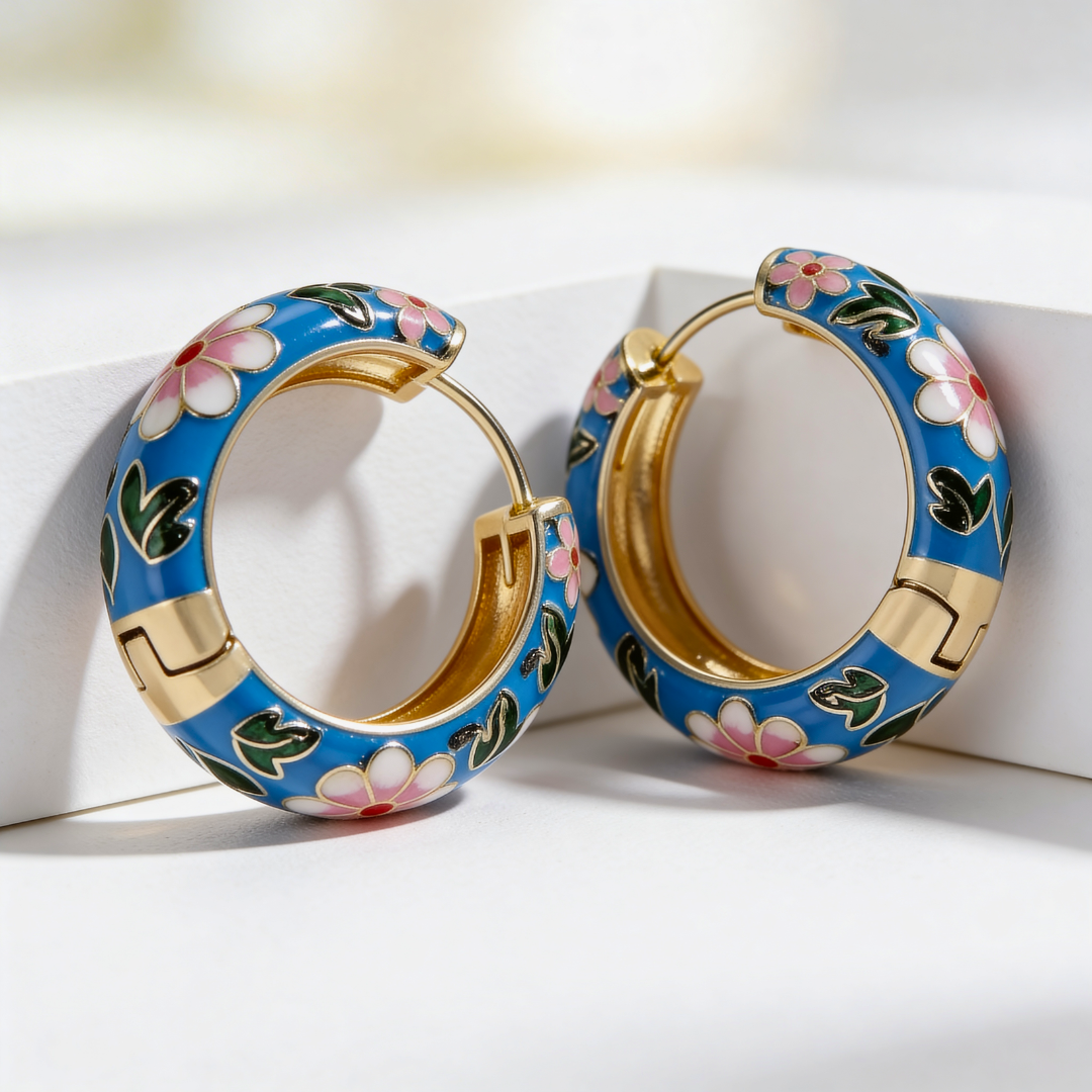 Pendientes florales Aria