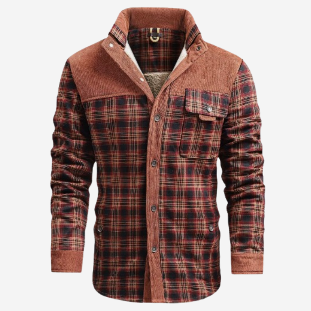 Hunter | Chaqueta utilitaria de cuadros resistente
