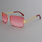 Royal Gem™ | Gem-Set Square Sunglasses | UV400 Luxury