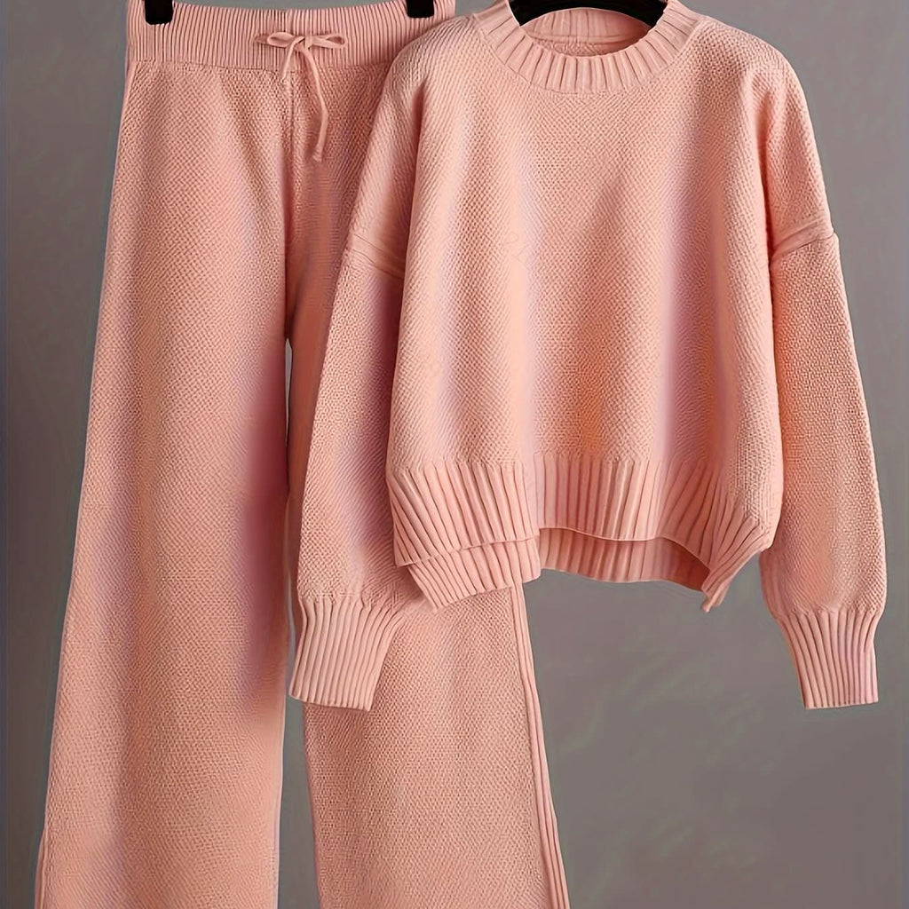 Joan | Ensemble décontracté pull et pantalon ample