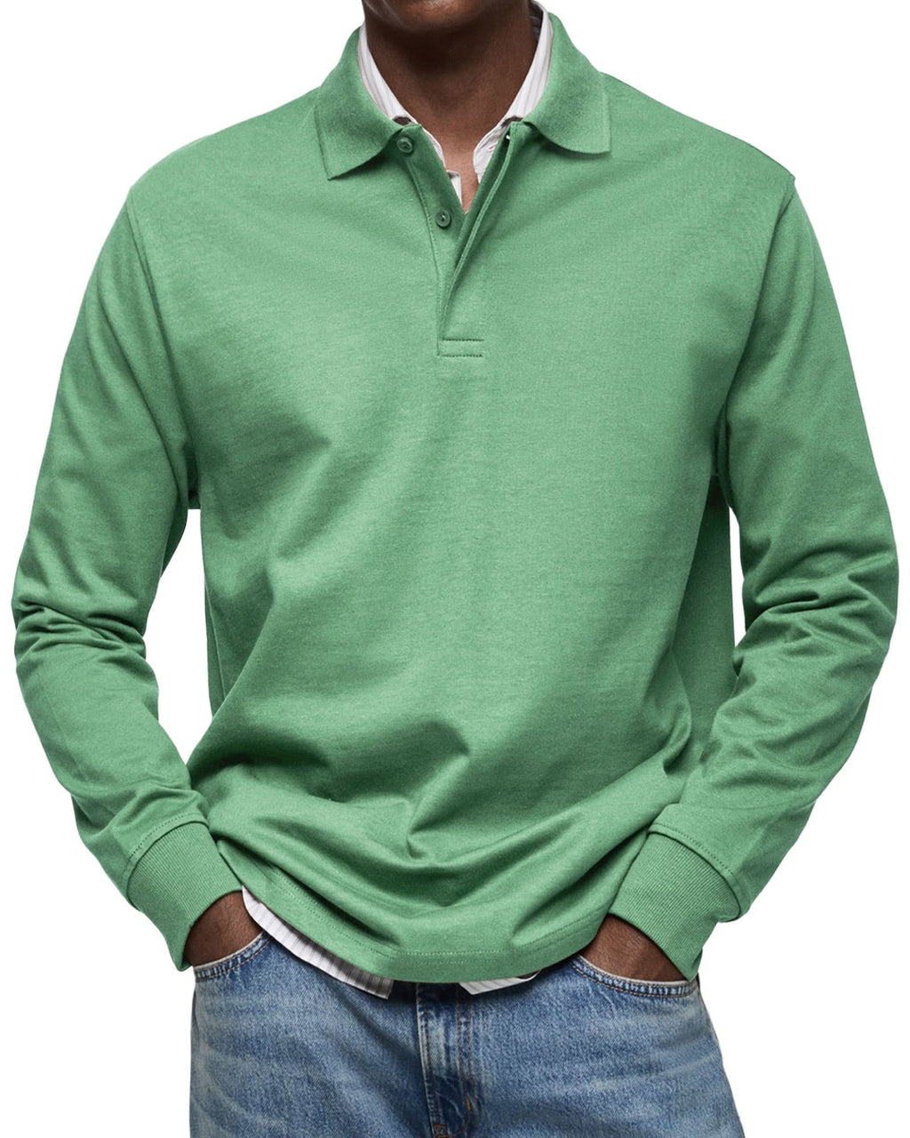 Grant | Polo informal de manga larga