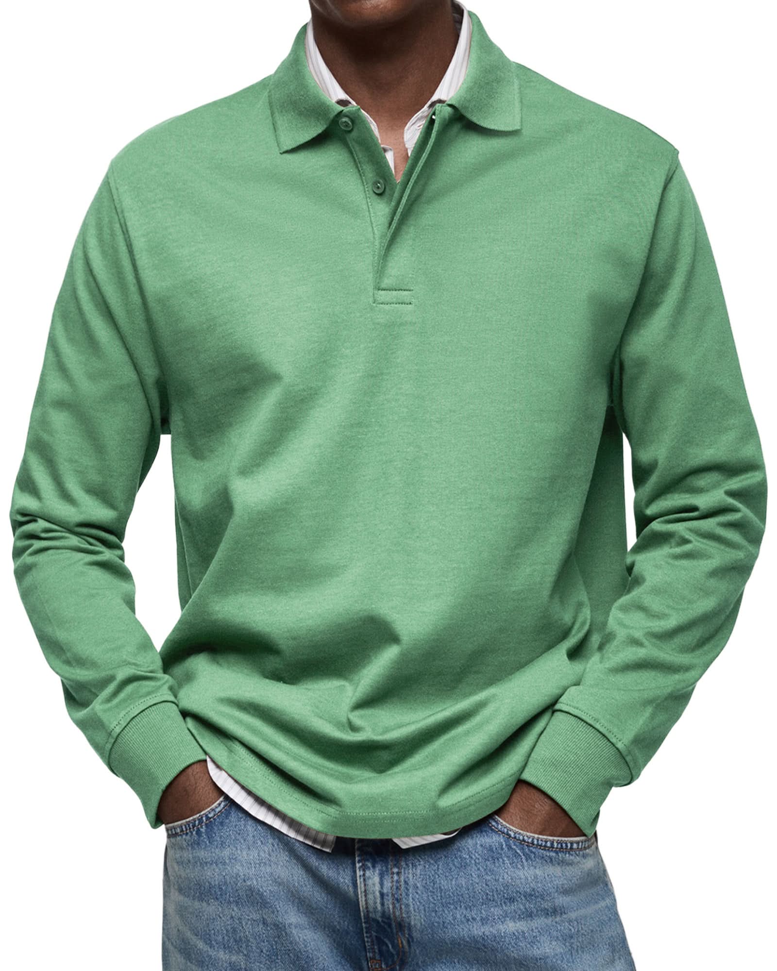 Grant | Polo informal de manga larga